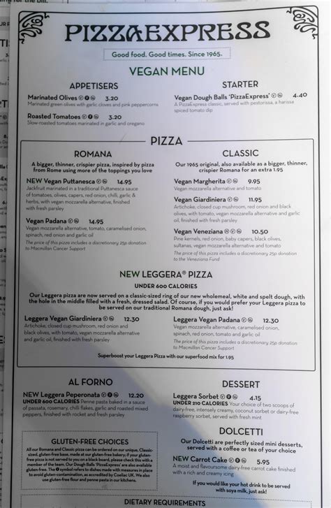 Pizza Express Vegan Menu Review - Romy London