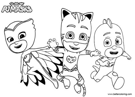 Catboy from PJ Masks Coloring Pages - Free Printable Coloring Pages