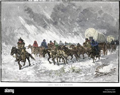 1800s covered wagon hi-res stock photography and images - Alamy