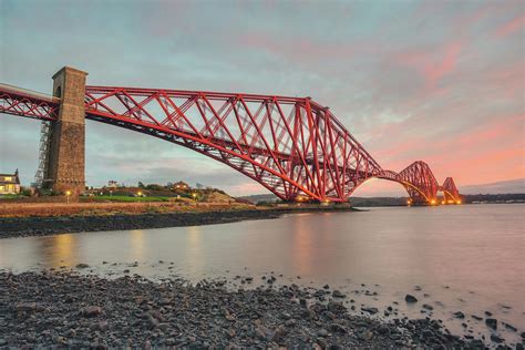 Forth Rail Bridge Sunset Photograph by Ray Devlin - Pixels