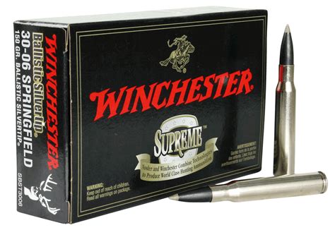 Winchester Ammo SBST3006 Ballistic Silvertip 30-06 Springfield 150 gr ...