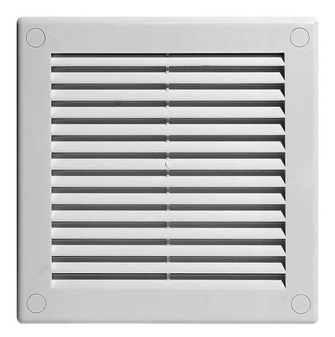 Buy Awenta Plastic Air Vent Grille Cover 150x150mm 6x6 inch, White with ...