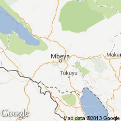 Map of Mbeya