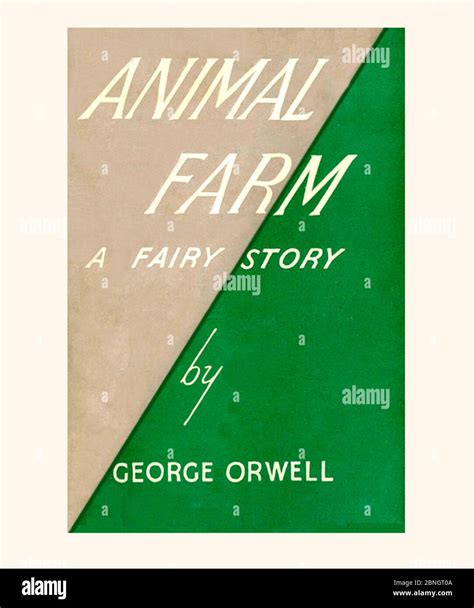 George Orwell Animal Farm A Fairy Story First Edition Book Cover 1945 ...