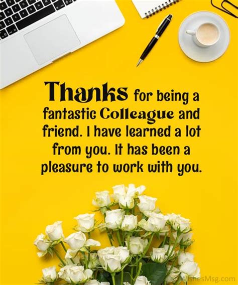 Thank You Messages for Colleagues - Appreciation Quotes (2022)