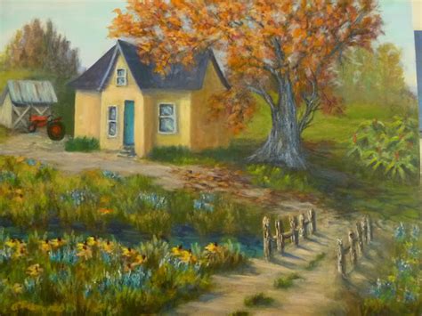 Country Farmhouse Painting