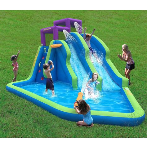 Kids Swimming Pool With Slide Inflatable Kiddie Pool Twin Falls Fun ...