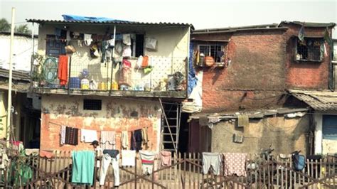 Slum Houses Mumbai City Mumbai India Stock Footage Video (100% Royalty ...