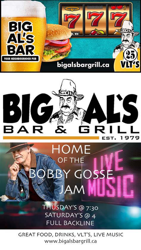 Special Events - Big Al's Bar & Grill