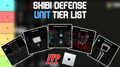 Skibi Defense Unit Tier List | Roblox Tier Lists - YouTube