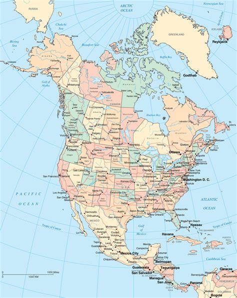 CONTINENTS: THE CONTINENT OF NORTH AMERICA