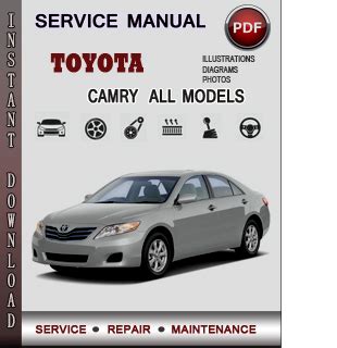 Toyota Camry Service Repair Manual Download | Info Service Manuals