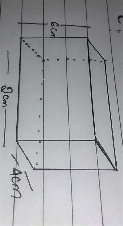 draw an isometric sketch of cuboid of Length breadth and hight of 5cm ...