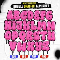 Typography Alphabet | Bubble Font in 2024 | Lettering styles alphabet ...