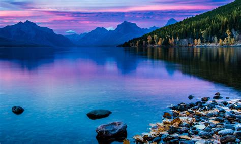 Sunset at lake McDonald, Glacier National Park | Glacier national park ...