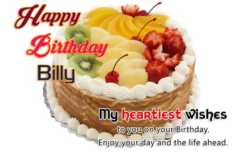 Happy Birthday Billy - AZBirthdayWishes.com