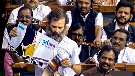 Rahul Gandhi’s Parliament speech on Modi-Adani forces BJP to play on ...