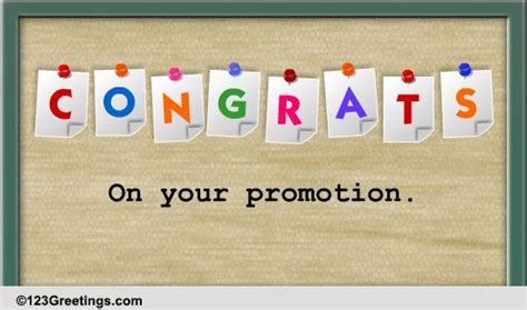 Many, Many Congratulations! Free Promotion eCards, Greeting Cards | 123 ...