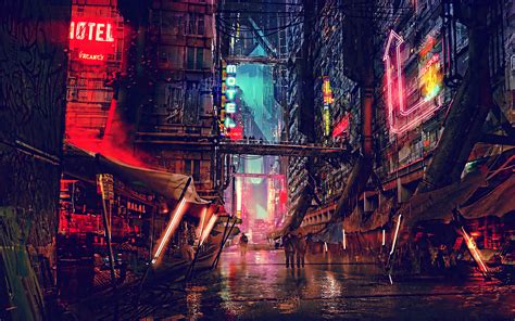 2880x1800 Resolution Sci FI Cyberpunk CIty Macbook Pro Retina Wallpaper ...