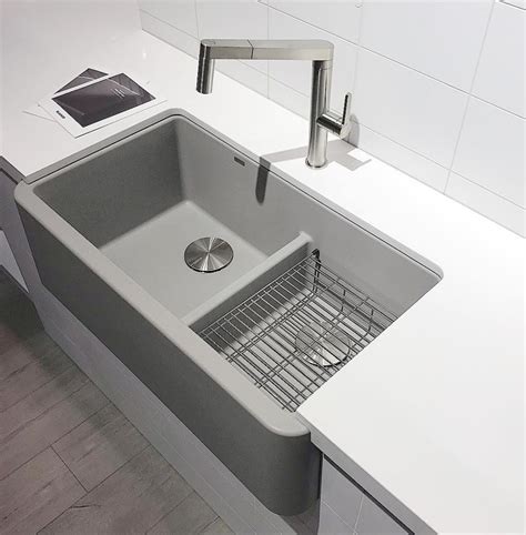 Blanco's New Concrete Gray Silgranit Sink - Vanessa Francis Interior Design