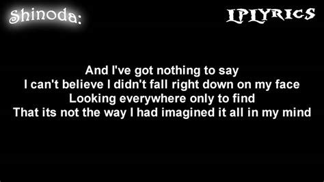 Linkin Park - Somewhere I Belong [Lyrics on screen] HD Chords - Chordify