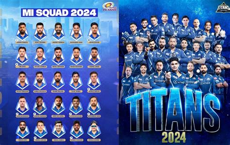 GT or MI - which team has the better IPL 2024 squad?