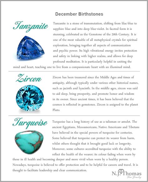 December Birthstone Color Images