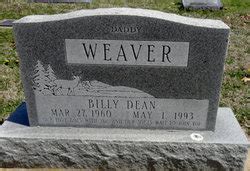 Billy Weaver (1961-1993) - Find A Grave Memorial