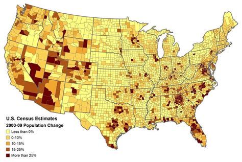 Census Map Shows Population Growth by County | The Texas Tribune