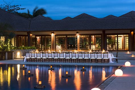 Private poolside dinner - Amanpulo, Pamalican Island | Palawan island ...