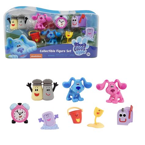 Blue’s Clues & You! Collectible Figure Set, 8-pieces, Ages 3 ...