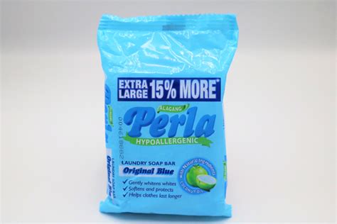 Perla Hypoallergenic Original Blue Laundry Soap Bar | Salangi ko pu