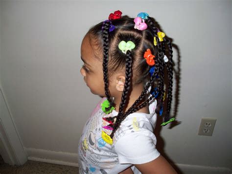 Black Little Girl Hairstyles Ponytails Girls Hair Tv Cute Kids ...