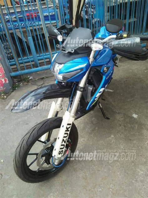 Suzuki GSX-S150 modified as a trail bike - Indonesia