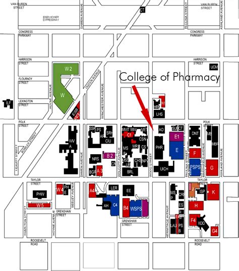 Uic West Campus Map – Map VectorCampus Map