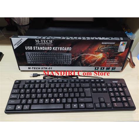 Jual Keyboard USB MTech Komputer Laptop | Shopee Indonesia