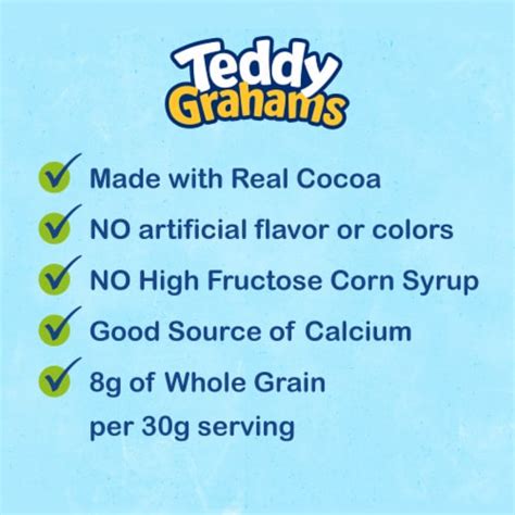 Teddy Grahams Chocolate Cookies, 10 oz - Fred Meyer