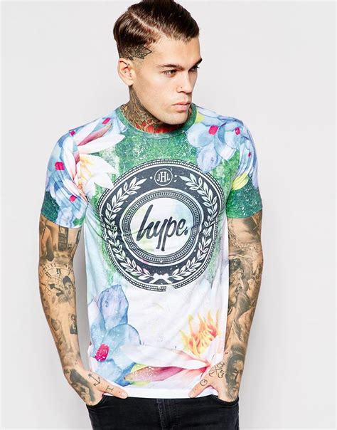 Hype+T-Shirt+With+Watercolour+Floral+Print Watercolor Floral Print ...