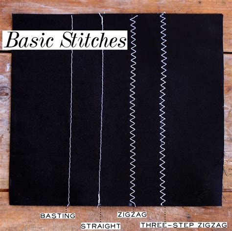 Basic Sewing Machine Stitches - A Beautiful Mess