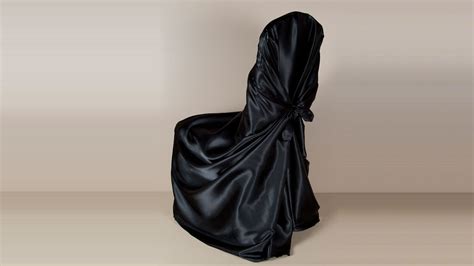 Rent our Black Satin Pillowcase Chair Cover - Fabulous Events - Table ...