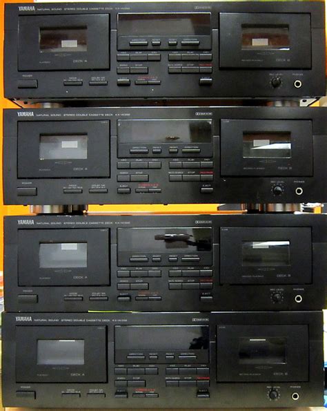 Yamaha Natural Sound Stereo Dual Cassette Deck KX-W392 (with calibrated ...