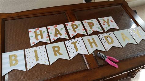 Say it Out Loud: Adorable Homemade Birthday Banners