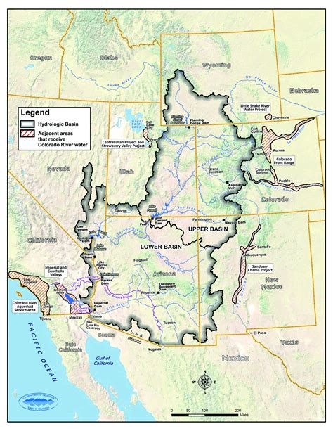 Maps - Colorado River Basin Watersheds | Transmountain Diversions