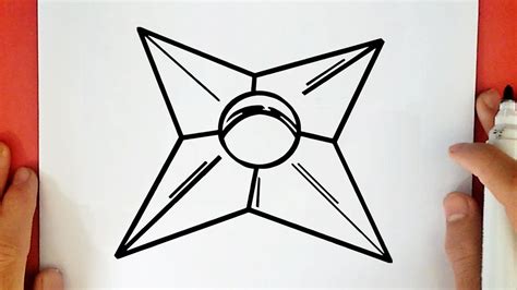 COMO DIBUJAR UN SHURIKEN