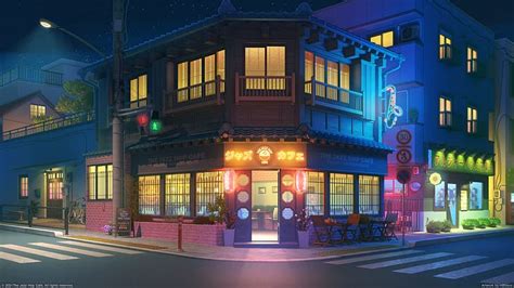 HD wallpaper: Japan, street japan, digital art, LoFi, cafe, neon, neon ...