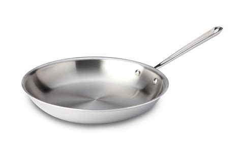 All-Clad d3 Stainless Fry Pans - All-Clad d3 Tri-Ply Stainless Steel 12 ...