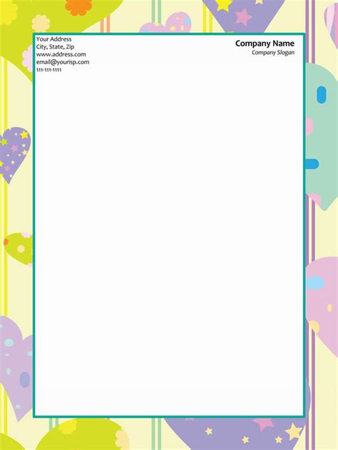 Free Stationery Templates For Word