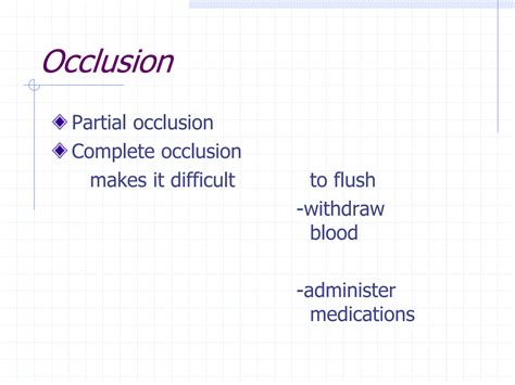 SOLUTION: Complications of central venous catheters and nursing ...