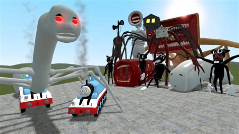 NEW CURSED THOMAS THE TRAIN VS TREVOR HENDERSON CREATURES!! Garry's Mod ...