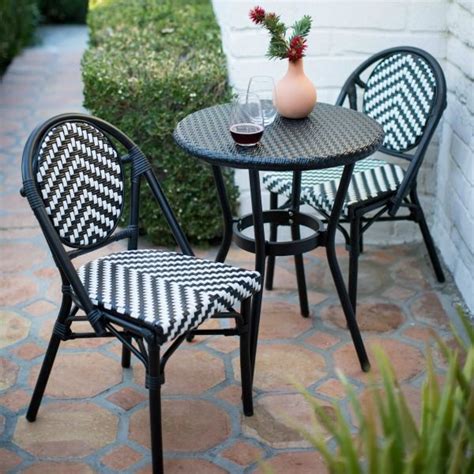 Outdoor Bistro Table Sets / 3pcs Outdoor Patio Furniture Cast Aluminum ...